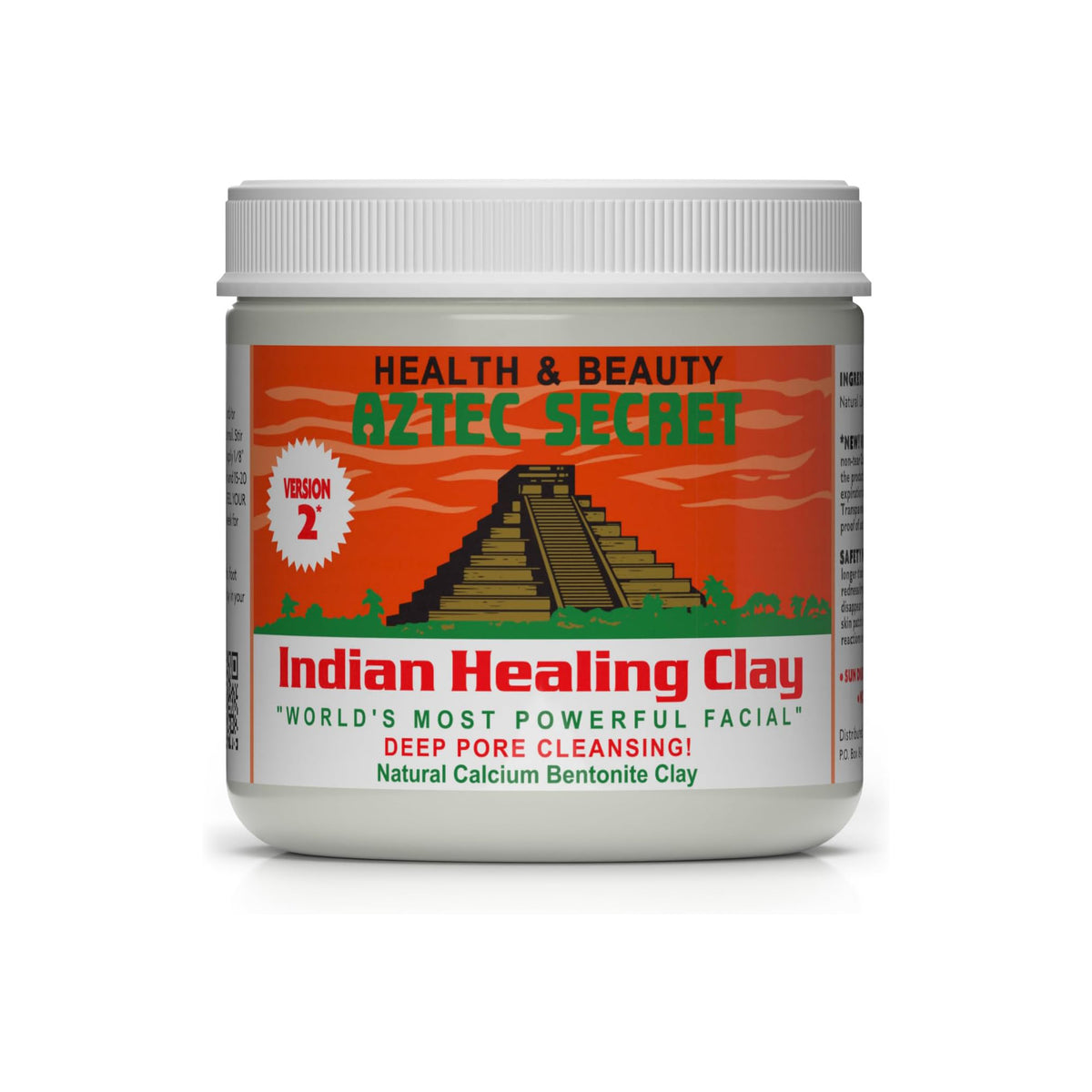 A bucket of Aztec Secret Indian Healing Clay.