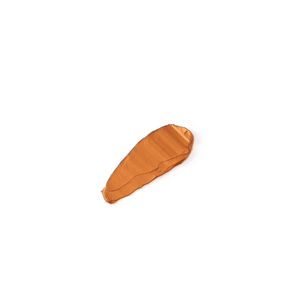 A clear, coppery blob of As I Am Curl Color that shows off the vibrant color and smooth texture against a white background.