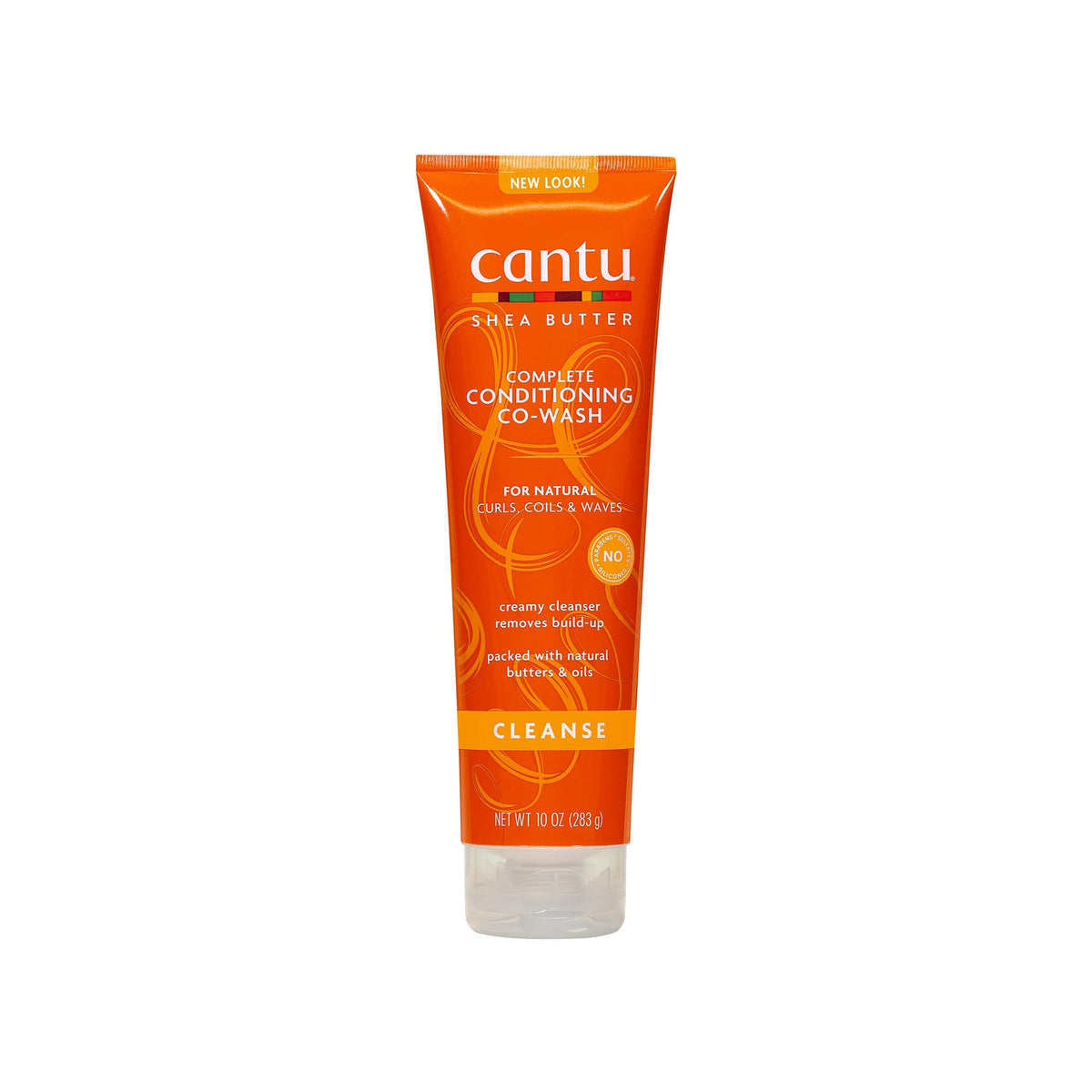 Cantu Shea Butter Complete Conditioning Co-Wash (283g) orange tube.