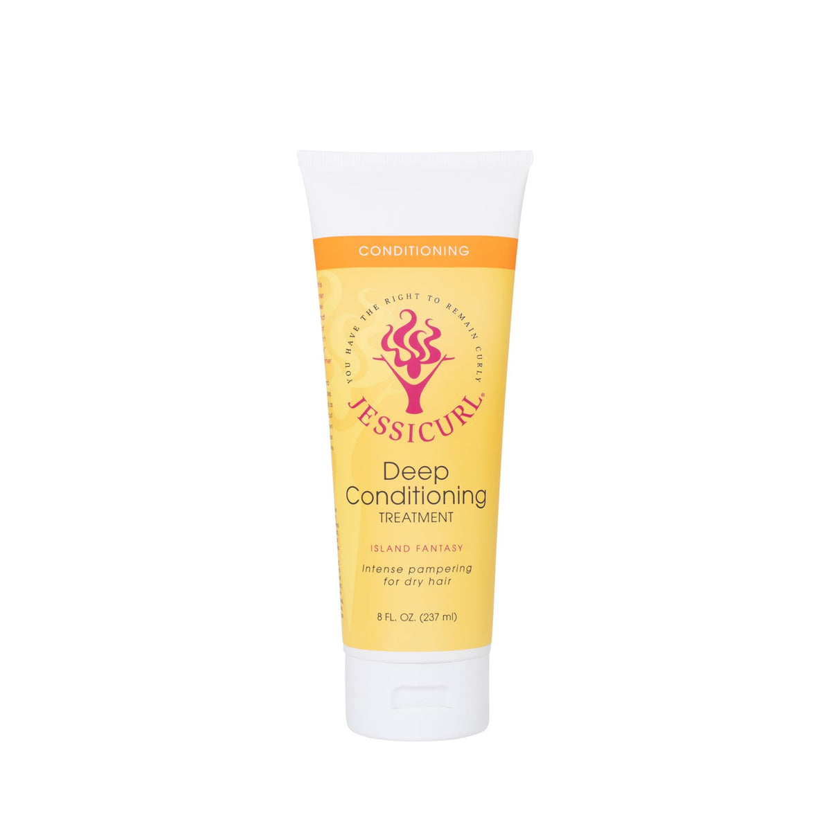 Jessicurl Deep Conditioning Treatment Island Fantasy 235ml tube and white cap for intensive care of dry hair.






Ask ChatGPT
