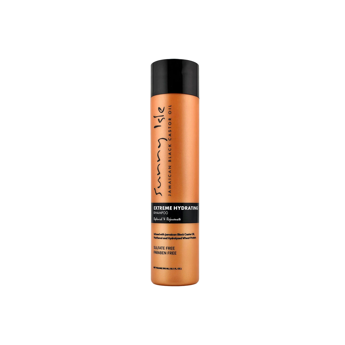 Sunny Isle Jamaican Black Castor Oil Extreme Hydrating Shampoo (298 ml). Pictured is a bottle of Sunny Isle Jamaican Black Castor Oil Extreme Hydrating Shampoo.