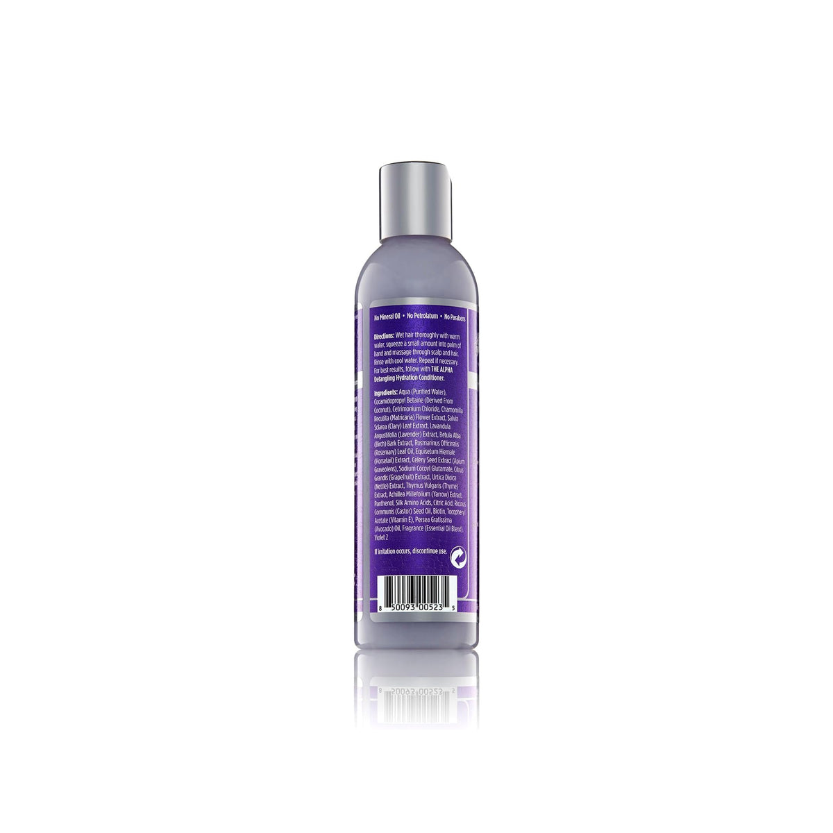 The Mane Choice The Alpha shampoo (236 ml) - Back with ingredients.